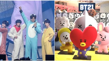 ARMY 快朝聖！防彈少年團設計貼圖「BT21」抵台開賣 療癒「宇宙明星」週商攻略曝光！