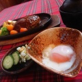 ハンバーグランチ(デミグラス) - 実際訪問したユーザーが直接撮影して投稿した山之手肉料理神戸屋 山之手本店の写真のメニュー情報
