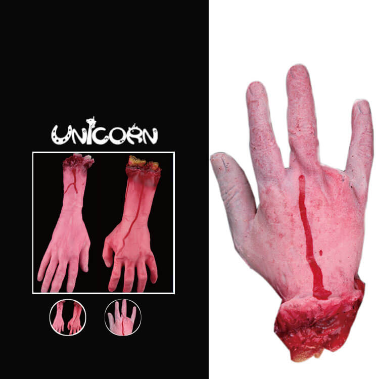 萬聖節限定-血淋淋斷手裝扮玩具 萬聖節道具血手【AS10710011】Unicorn手機殼