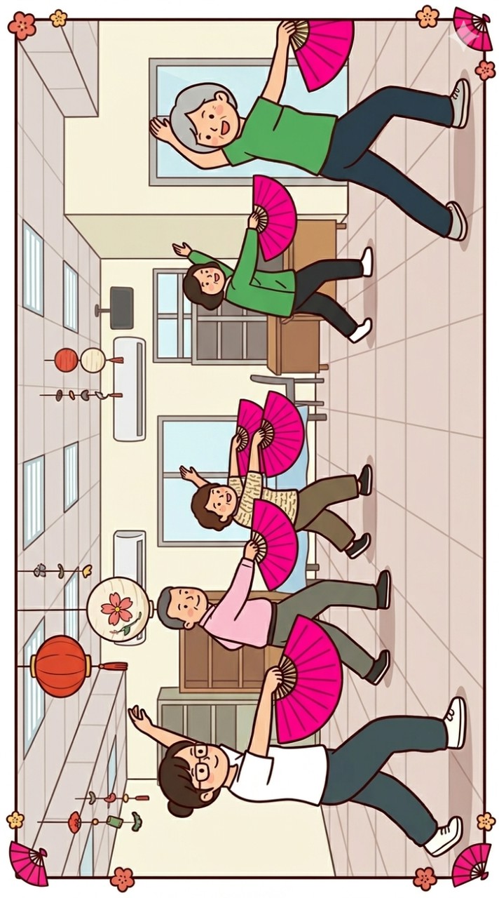 頂欣太極扇