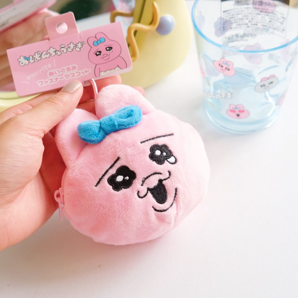 ▍選物研究室 ▍人氣插畫｜🇯🇵日本內褲兔絨毛收納包 吊飾 おぱんちゅうさぎ