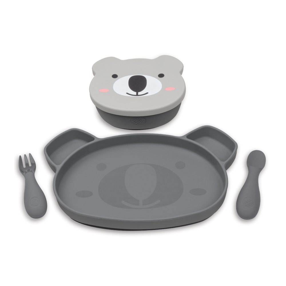 Tum Tum 100% 食品級矽膠餐具三件組