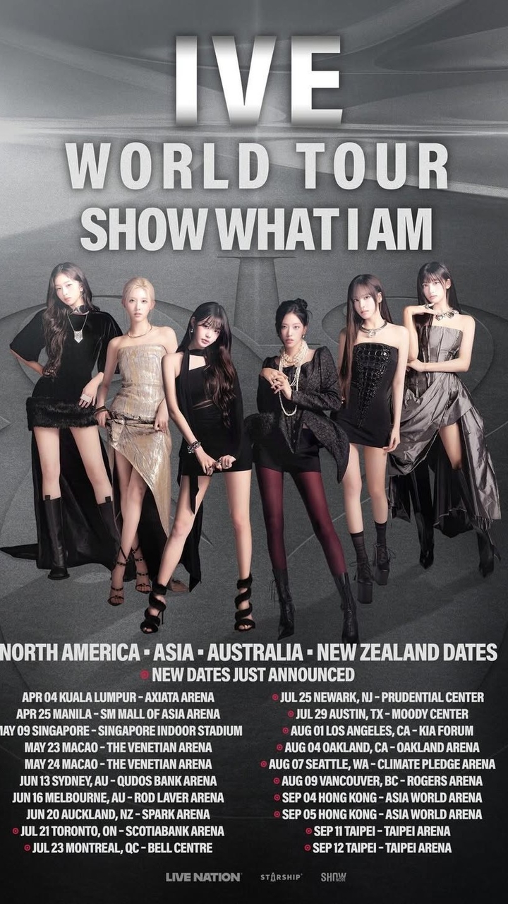 IVE WORLD TOUR <SHOW WHAT I AM> 4/3開售