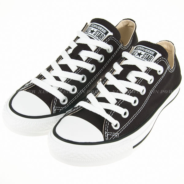 CONVERSE~All Start-基本款 黑色帆布鞋(M9166C)