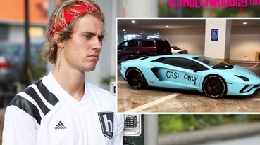 小賈最心愛的藍寶堅尼跑車遭塗鴉？車門上寫著這兩個字！