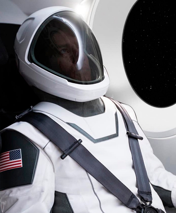SpaceX今天將實現首次商用太空船載人飛行，太空人搶先曝光全新太空衣