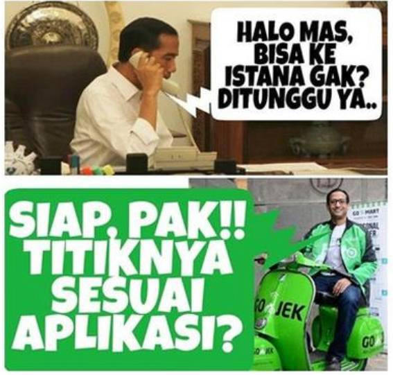 Image result for nadiem makarim vespa