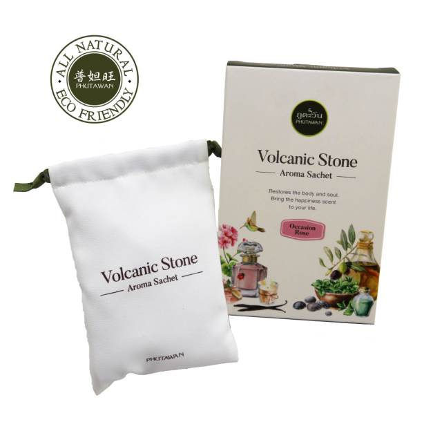 * 泰式天然浮石薰香袋，溫和持久，不刺鼻* 消除異味, 舒緩心情，放鬆心靈* 清新香氣，任何室內小空間都適合* 氣味變淡時可搖晃袋內浮石搓揉或添加精油延長使用