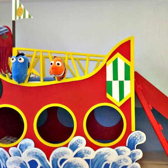 童心園民宿海盜四人房