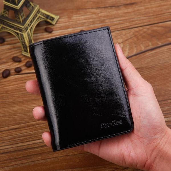 錢包男生 短款錢夾 青年潮男式手拿包 個性簡約手抓包 拉鏈折疊多功能包 帶扣軟皮夾子 男性手包