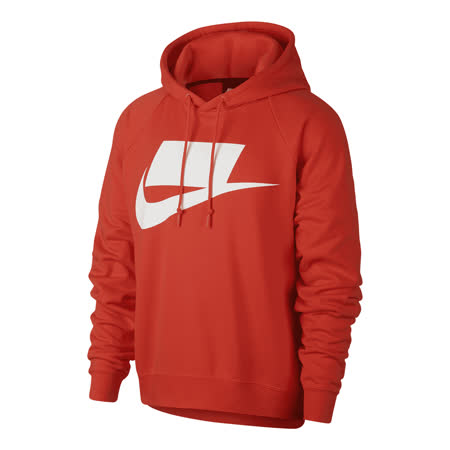 品牌: NIKE型號: AR4855-696品名: As M Nsw Nsp Hoodie Ft特點: NSW 大LOGO 帽T 街頭休閒穿搭 橘紅 白