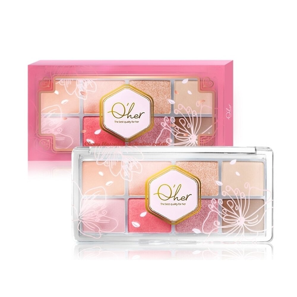 Qher 植感 微醺櫻花眼影盤(10g／0.35oz)【小三美日】◢D060302