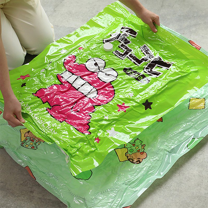 蠟筆小新真空壓縮袋8件組- 棉被衣物壓縮袋 旅行 抽氣收納袋