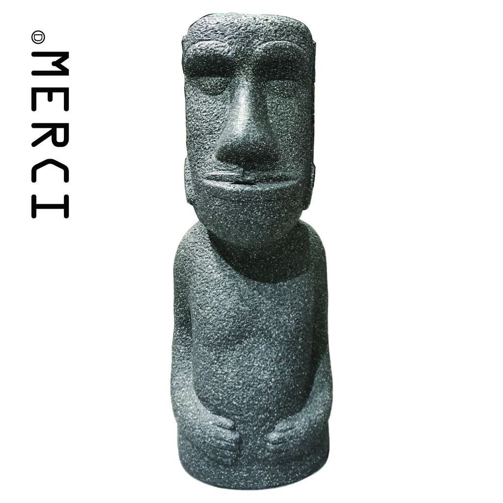 顏色：深灰色|淺灰色功能：不開孔|存錢桶開孔(頭頂)(後腦)|盆栽開孔|傘桶開孔尺寸：100cmX38cmX38cm重量：10kg左右材質：玻璃纖維+樹脂+水泥製造地：台灣品牌：MERCI DESIG