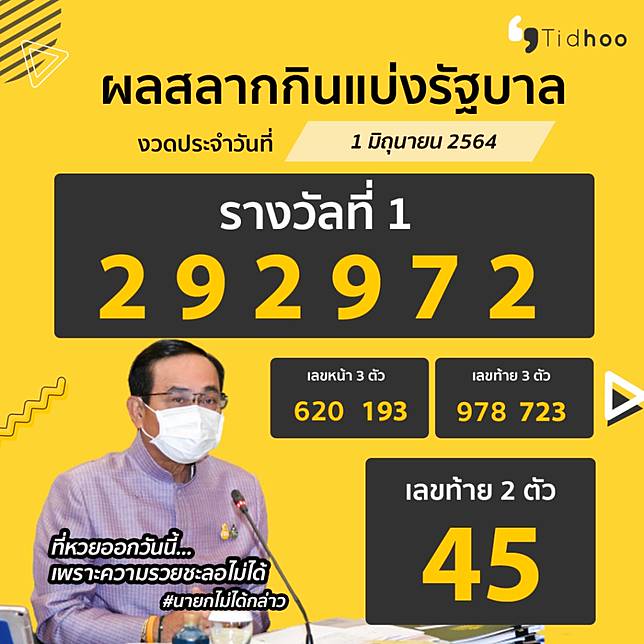 à¸•à¸£à¸§à¸ˆà¸«à¸§à¸¢ 1 à¸¡ à¸¢ 64 à¹€à¸žà¸£à¸²à¸°à¸„à¸§à¸²à¸¡à¸£à¸§à¸¢ à¸Šà¸°à¸¥à¸­à¹„à¸¡ à¹„à¸