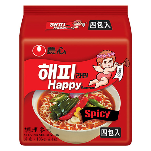 ★ 道地韓國味★ 拉麵特有的粗麵條Q彈有勁★ 紅通通的香辣湯頭