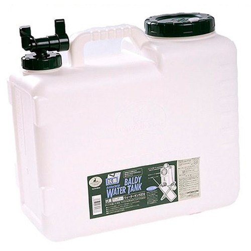 產品描述： 左右撥動調節水量大小。活動氣孔設計，出水更流暢。無機抗菌加工。攜帶方便，露營、烤肉好幫手。產品規格：材質：聚乙烯（使用無機系抗菌劑）容量：20 L尺寸：約 395 × 190 × 高 36