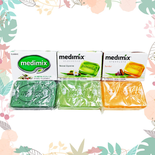 MEDIMIX 印度藥草浴 國際出口包裝 寶貝/檀香/草本 香皂 美肌皂125g。芸采小舖。