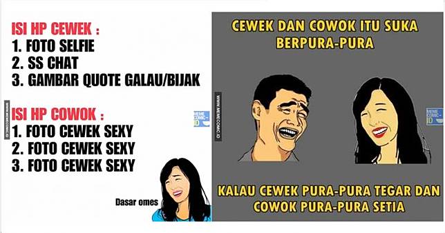 11 Meme Beda Cowok vs Cewek Siap Bikin Kamu Cekikikan