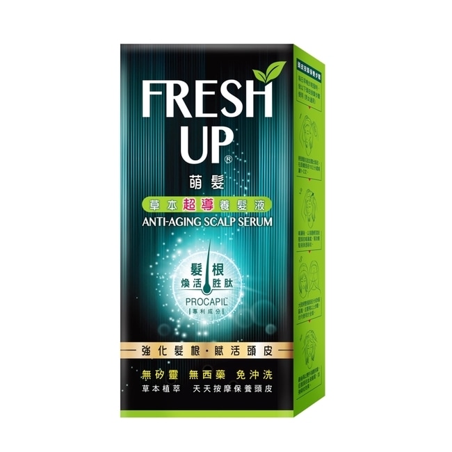 詳細介紹 l P髮根煥活胜肽甦活健康頭皮環境減緩毛髮脆弱易斷與老化問題 l S大豆異黃酮鞏固髮根強健頭髮韌性 l 人蔘萃取液含多種氨基酸供給頭髮生長所需養分 l 咖啡因調理控油 l Climbazol