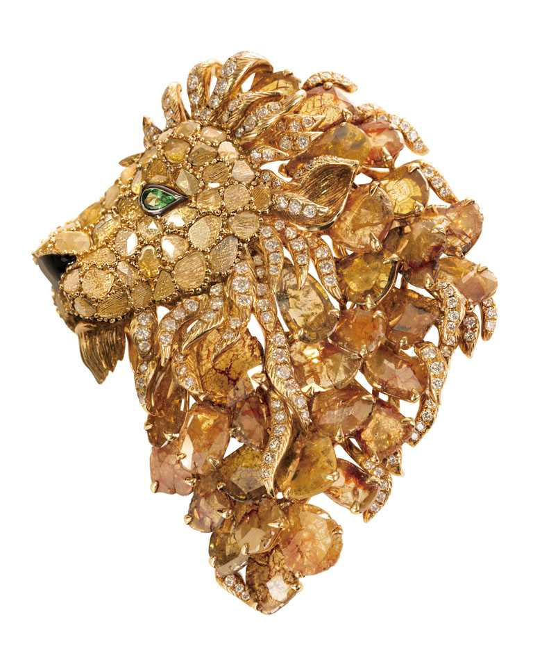 JHENG Jewellery「極致鑽片系列」王者風範1號作品╱1,738,000元。（圖╱JHENG Jewellery提供）