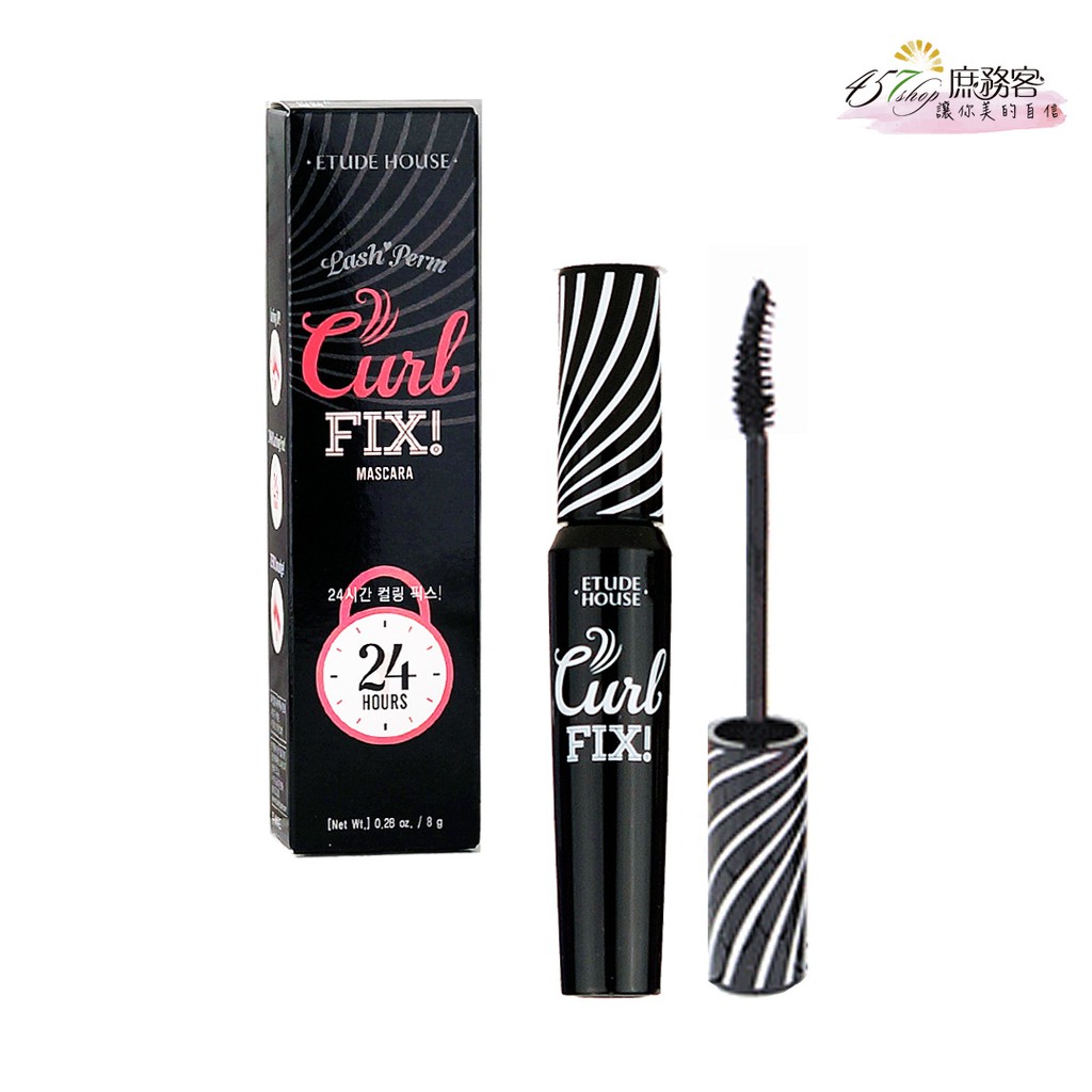 [韓國公司貨] ETUDE HOUSE Curl Fix睫毛膏 庶務客 睫毛膏 防暈染 捲翹定型睫毛膏 Catie