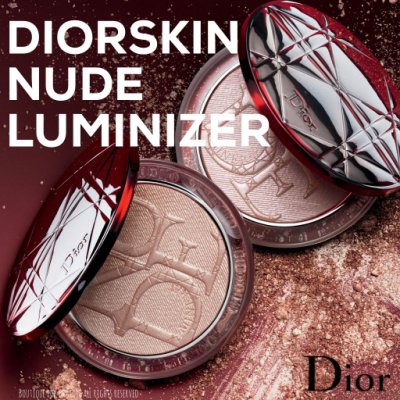 2018新版！Dior 輕透光燦礦物蜜粉餅 Diorskin Nude Luminizer 無刷