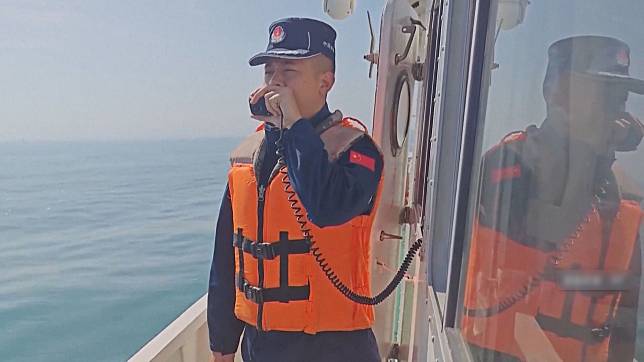 中國海警動作升級。（AP）