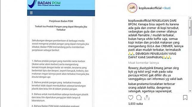 Viral Kopi Luwak Mudah Terbakar Ini Penjelasan Ilmiahnya Suara Com Line Today