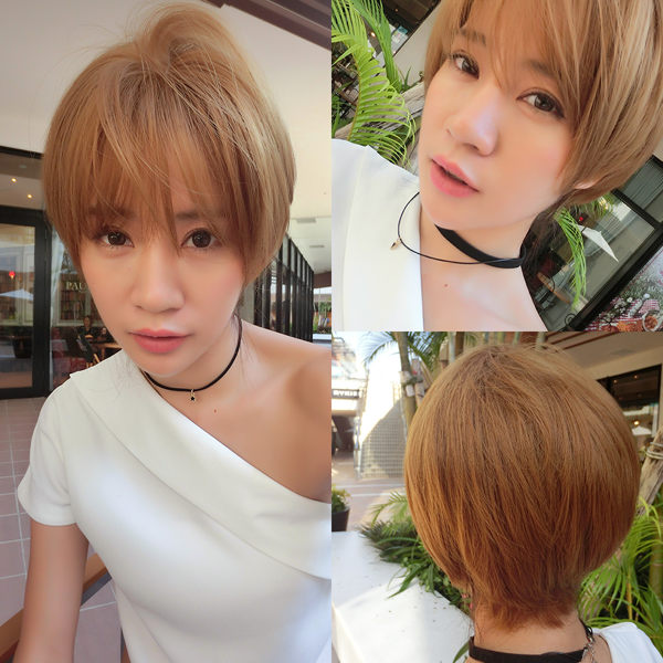 韓系全頂假髮 韓劇她很漂亮短髮 高品質假髮 D3037 魔髮樂Mofalove