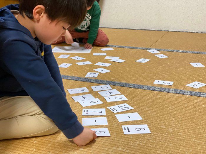 印刷代だけでok カルタ風数字カード の学習アイデア