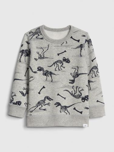 妙趣印花圓領長袖衛衣