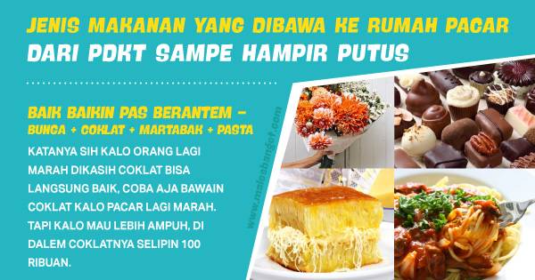 Jangan Sampe Salah! Ini Makanan yang Harus Kamu Bawa ke Rumah Pacar dari PDKT Sampe Putus