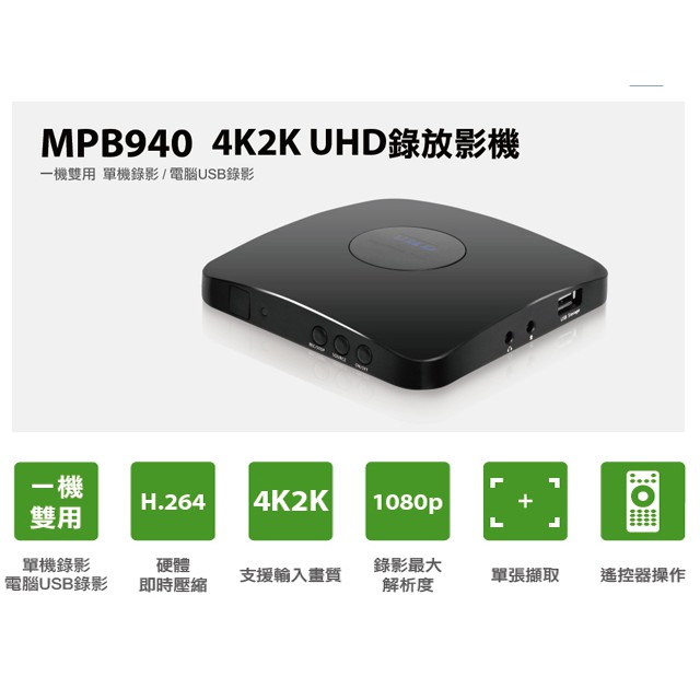 DDR3 128MB支援輸入解析度 4K2K 3840x2160(30p), 1920x1080(60/50/30/25/24p, 60/50i), 1360x768(60p), 1280x1024(