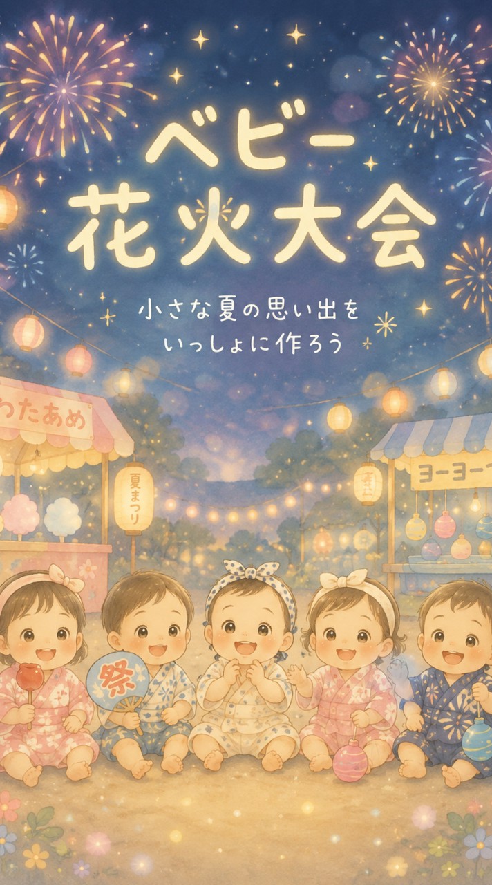 8/27 ベビー花火大会 🎆
