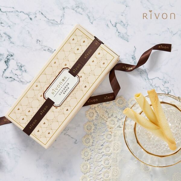 【預購】Rivon法式奶油雪茄捲10入-香草