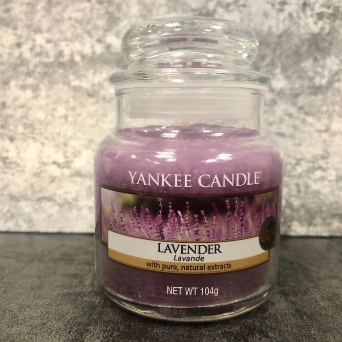 Yankee Candle 香氛蠟燭 薰衣草 104g (小)◐香水綁馬尾◐