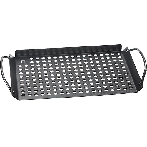 ◇戶外烤盤魚肉燒烤◇吐司蘆筍玉米蔬菜◇密布孔洞均勻受熱◇不沾塗層方便清洗◇可搭配烤肉網使用