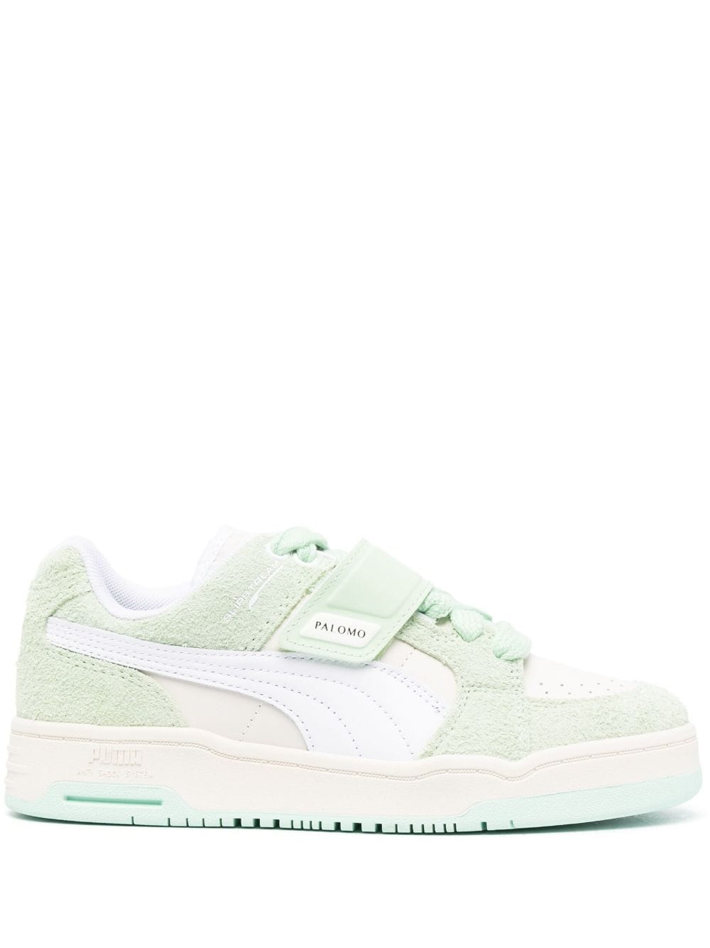 PUMA - x PALOMO Slipstream low-top sneakers - women - Suede/Leather/Rubber/other fibers - 7.5 - Green