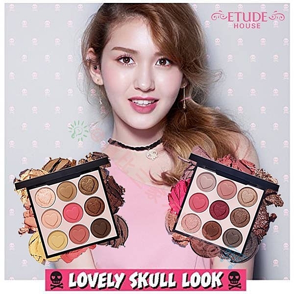 ETUDE HOUSE 粉紅骷顱頭 9色 眼影盤 眼線筆 眼線液 眉粉 眉筆 染眉膏 深瞳眉 粉嫩