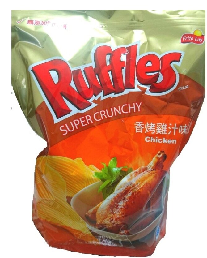 洋芋片 樂事 波樂 厚切洋芋片 Ruffles 香烤雞汁香辣炒蟹味波浪馬鈴薯零食餅乾拜拜普渡