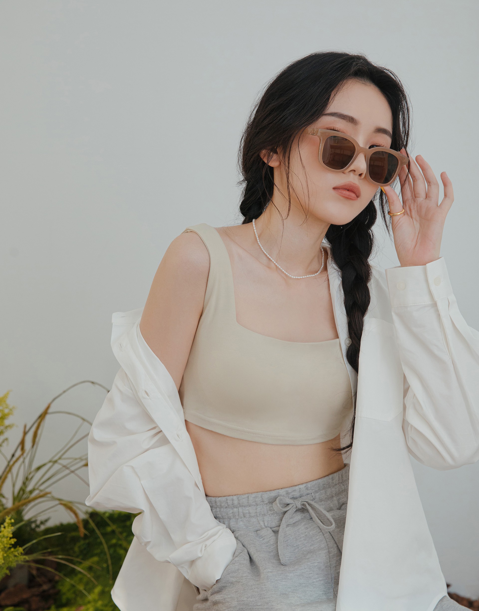 MIT 經典款方領顯瘦BRA TOP(溫妮著用款)-PAZZO