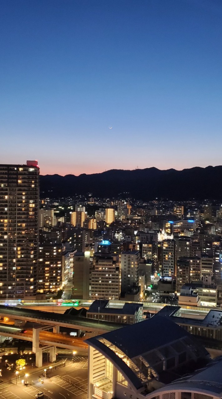 同じ月を見ている🌙
