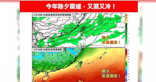 除夕圍爐又濕又冷！春節迎「強烈大陸冷氣團」這天最凍 連假7天出遊天氣曝 Ctwant Line Today 9671