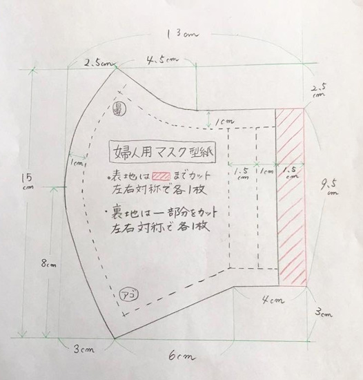 きもの姿にも似合う 簡単 美人マスク の作り方 アイロンもミシンも不要です
