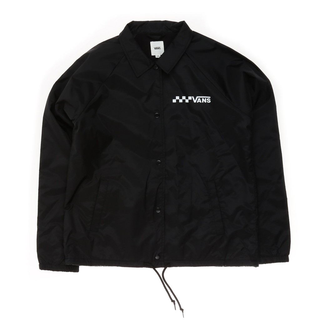 VANS - VN0A2YWFBLK 美版 THANKS COACH JACKET 女款 教練外套 (黑色) 化學原宿