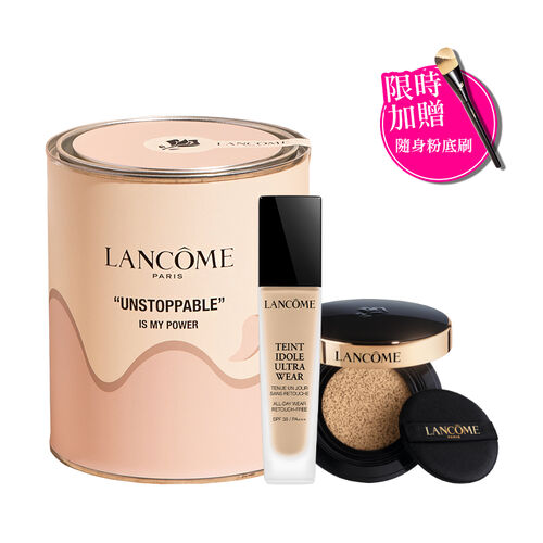 註: 本商品將於9/11起依序出貨 結帳用 LINE Pay，一鍵下單超方便 零粉感超持久粉底SPF38/PA+++ (正產品) 零粉感超持久氣墊粉餅SPF23/PA++ 含粉盒 (正產品) 奶茶吐司