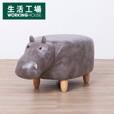 動物造型椅凳俏皮可愛 坐墊厚實舒適觸感佳 橡膠木腳座堅固耐用