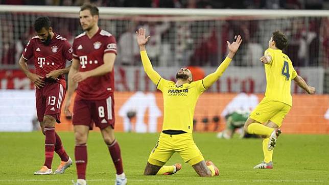Foto: Pesta Pora Pemain Villarreal Usai Singkirkan Bayern Munchen dan Melaju ke Semifinal Liga Champions
