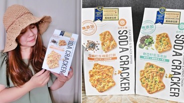 宅配美食！點心/零食/餅乾/蘇打餅∥自然主意奇亞籽藍藻蔥蘇打餅+亞麻仁生機蘇打餅(邀稿)